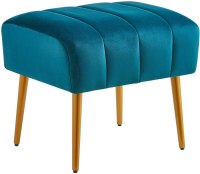 Ball & Cast Upholstered Velvet Ottoman