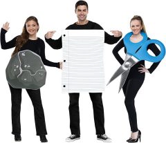 Fun World Adult Rock, Paper, Scissors Costume