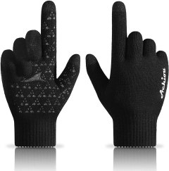 Achiou Winter Touchscreen Gloves for Women and Men