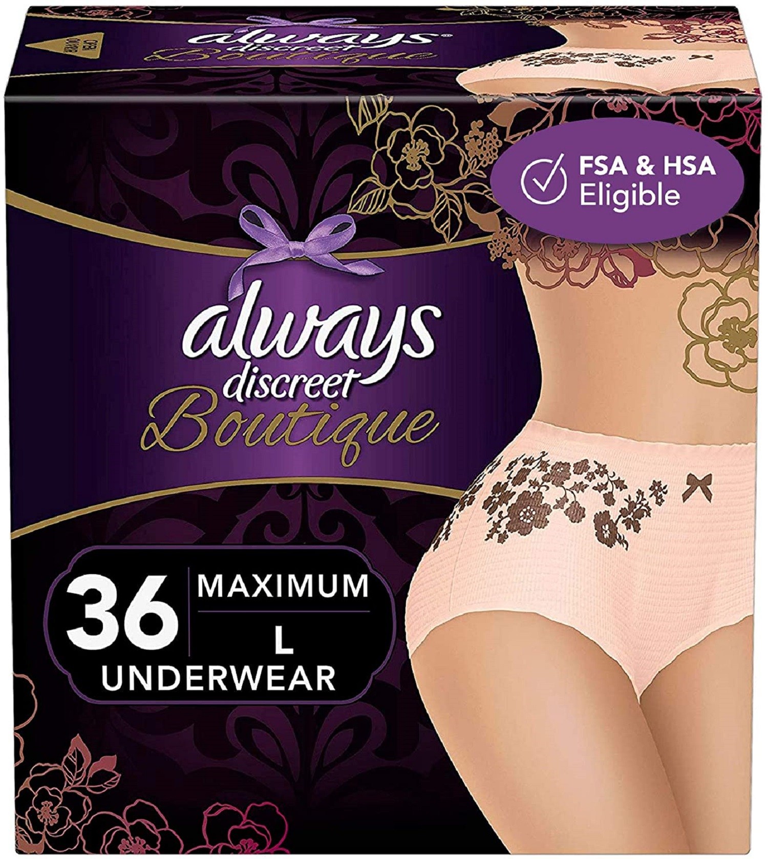 Always Discreet Boutique Incontinence Underwear