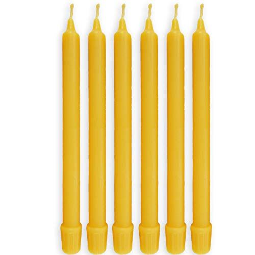 BCandle 100% Pure Beeswax Taper Candles
