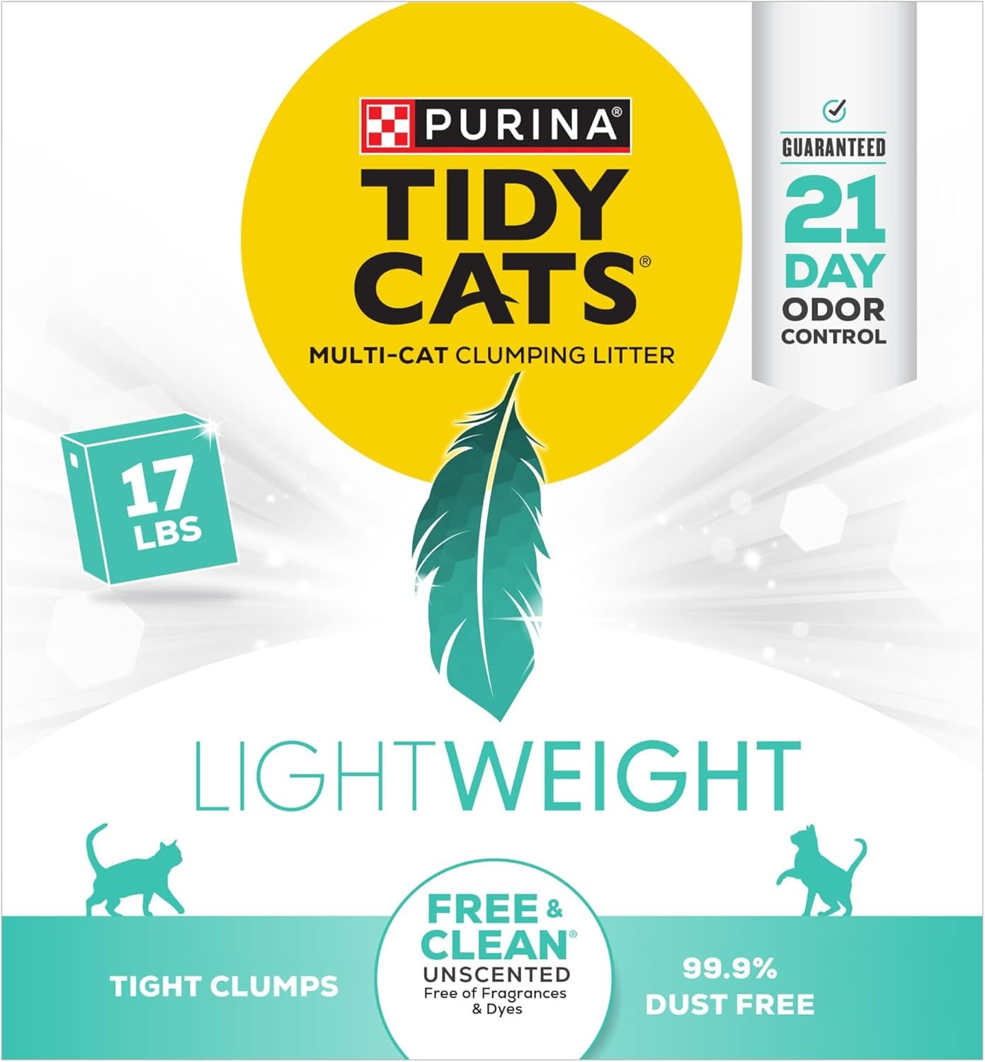 Purina Tidy Cats Low Dust Lightweigt Clumping Cat Litter