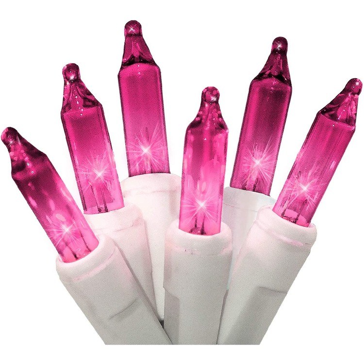 612 Vermont Pink Christmas Lights