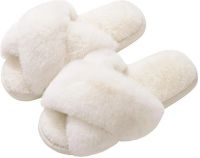 Evshine Women's Fuzzy Slippers