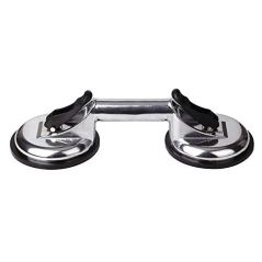 COSMOS Heavy Duty Aluminum Double Handle (2 cup) Suction Cup Plate/Pad