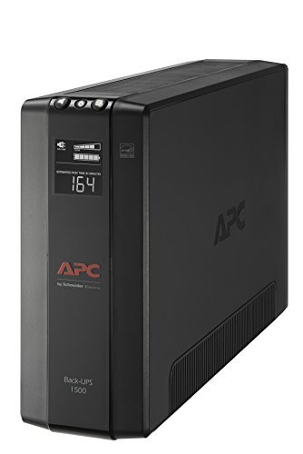 APC UPS Battery Backup &amp; Surge Protector with AVR, 1500VA
