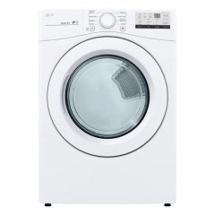 LG Electronics 7.4 cu. ft. Large Capacity Vented Stackable Electric Dryer with Sensor Dry