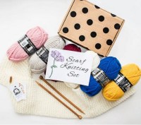 Hobby Yarn Shop Scarf Knitting Kit