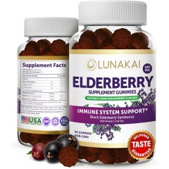 Lunakai Sambucus Elderberry Gummies