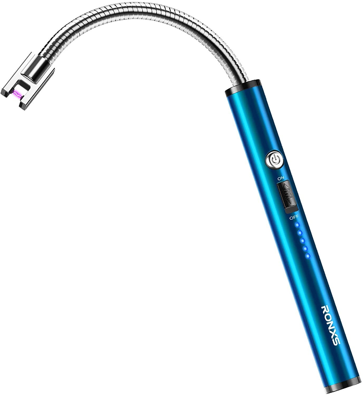 Ronxs USB Lighter Plasma Arc with LED Battery Display