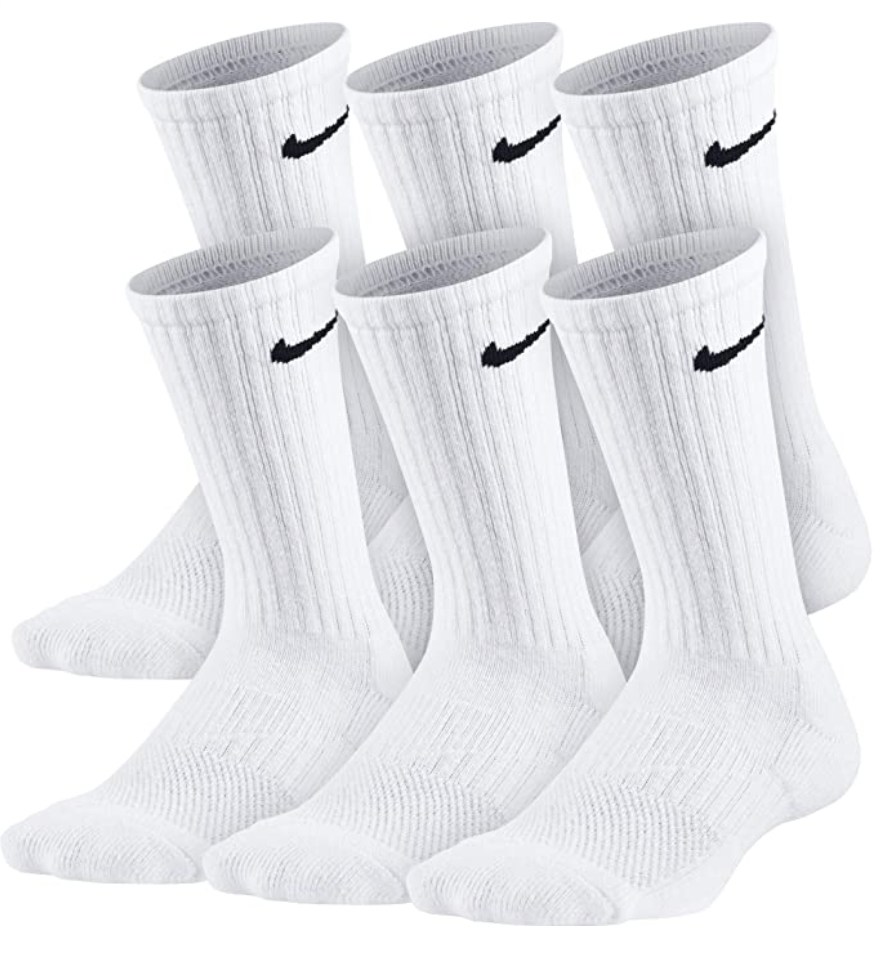 Nike Kids&#039; Performance Cushioned Crew Training Socks
