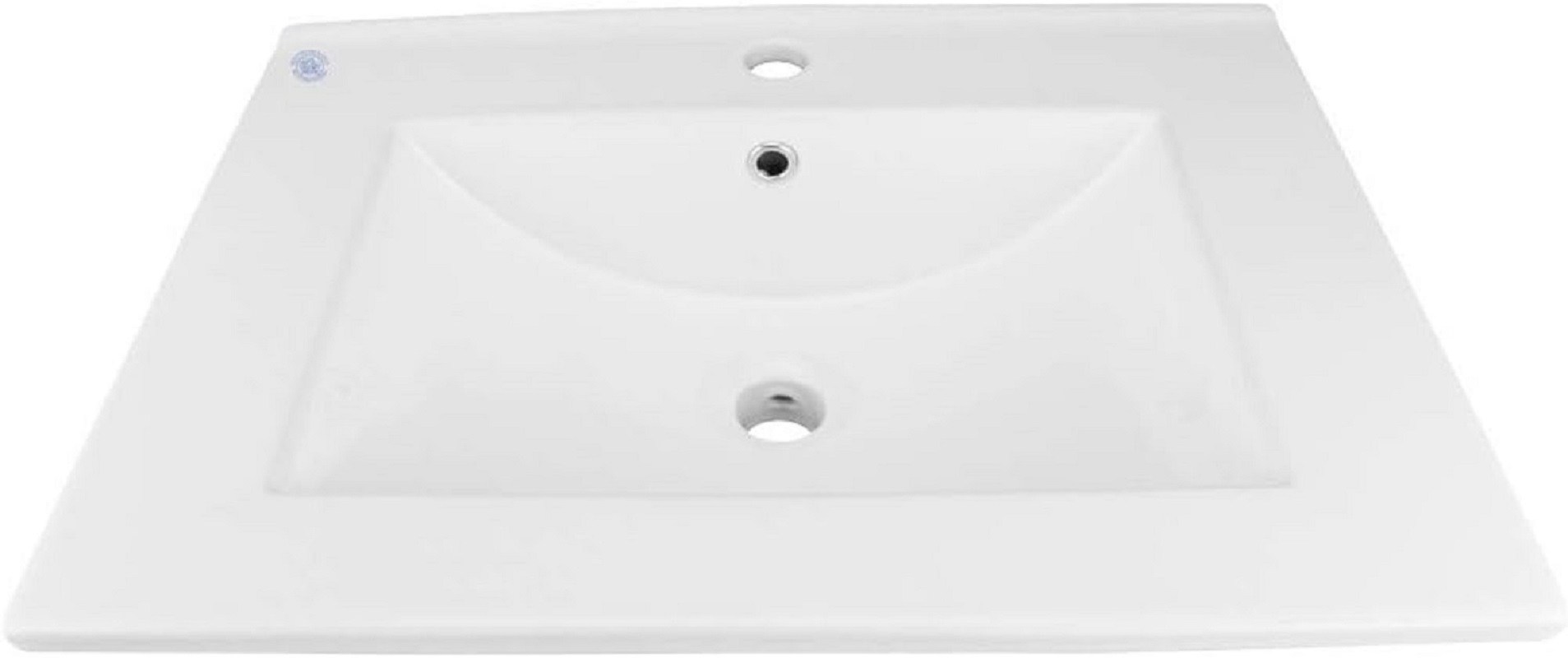Renovators Supply Manufacturing Luke Drop-In Self-Rimming Rectangular Bathroom Sink